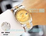 New Upgraded Clone Rolex Datejust Yellow Gold Dial 2-Tone Jubilee Watch